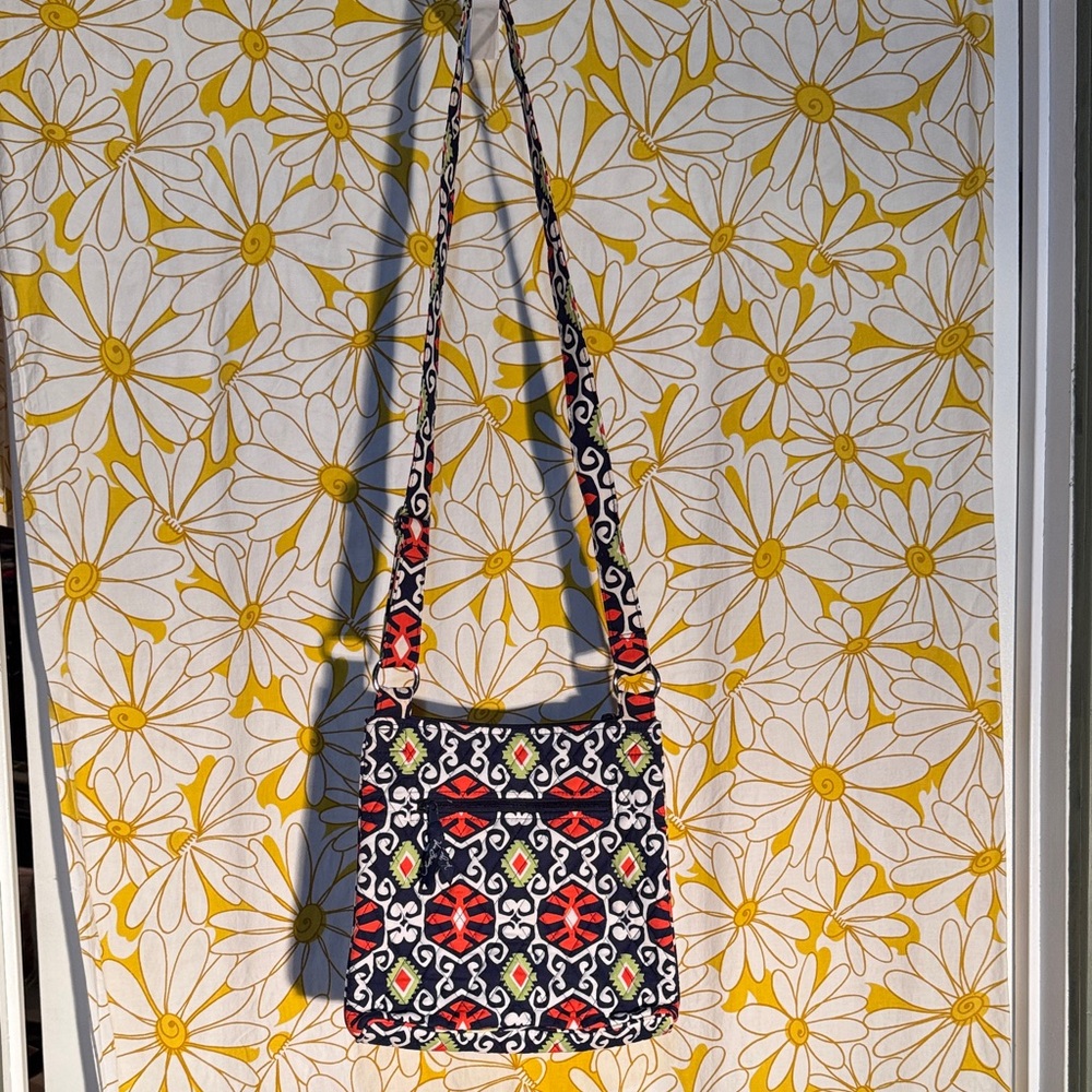 Vera Bradley Red and Blue Crossbody Bag